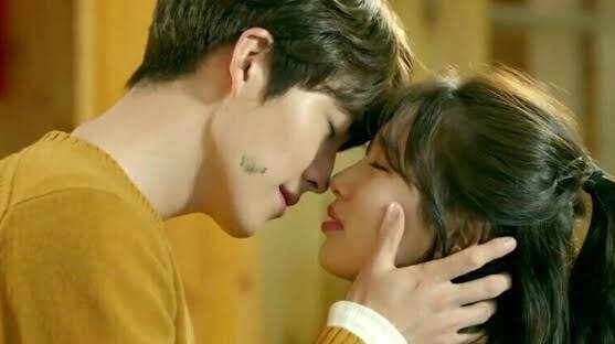 Uncontrollably Fond Korean drama Noh Eul and Shin Joon Young Kiss scene review
