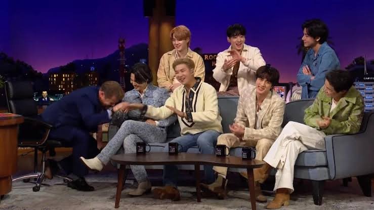 BTS and James Corden controversy and his appology 