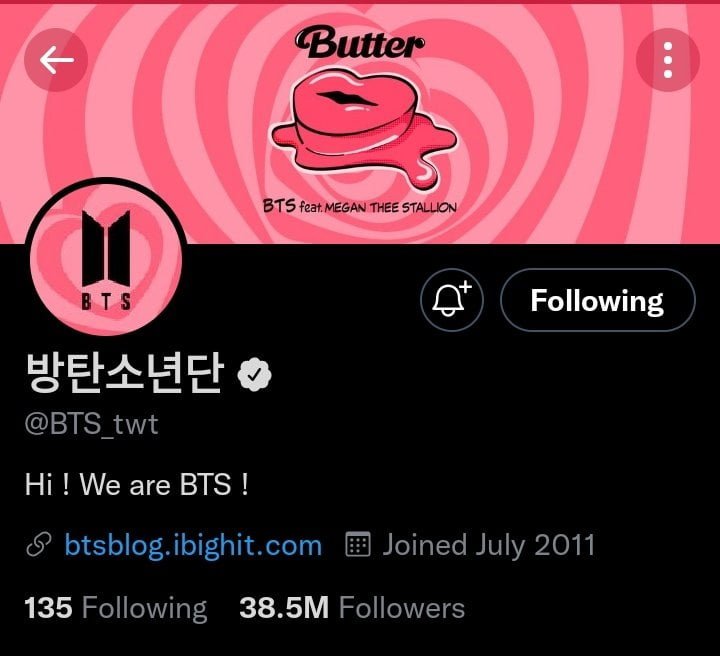 BTS turned twitter pink on army request for butter remix