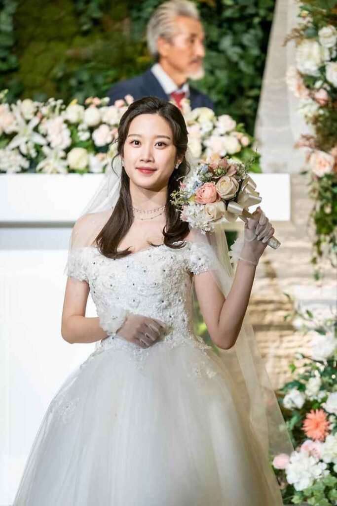 Moon Ga Young wedding dress 