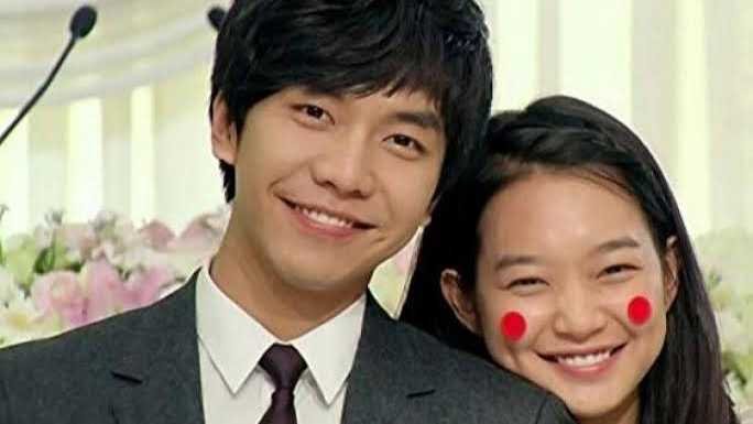 Lee Seung Gi and Shin Min Ah