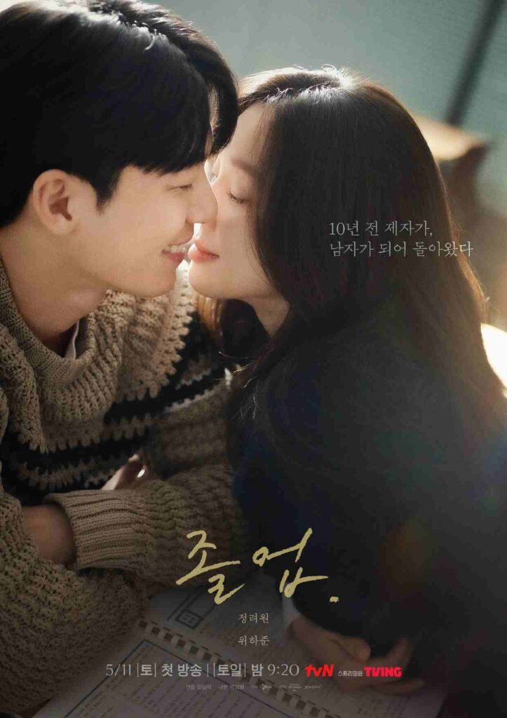 midnight romance hagwon wi Ha Jun JungRyeoWon kiss