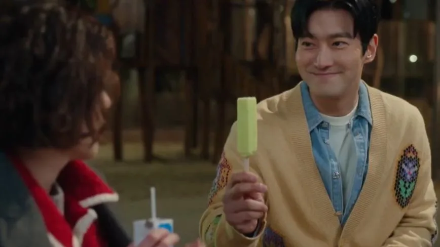 choi si won with popsicles ice-cream scene in drama