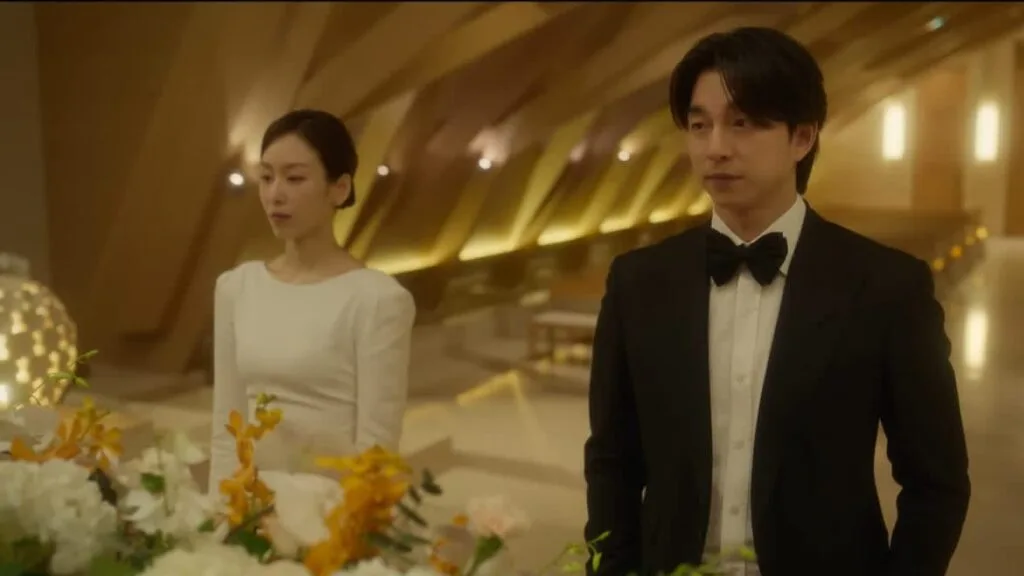 gong yoo and seo hyun jin's marriage scene