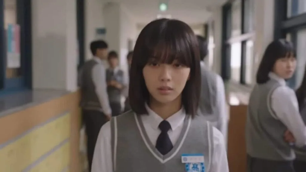 Roh Jeong Eui in school uniform