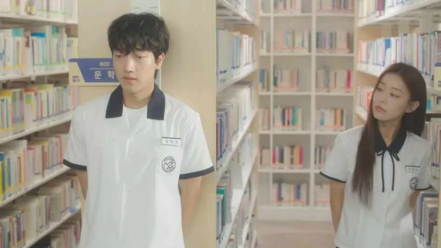 high school library love first love web series