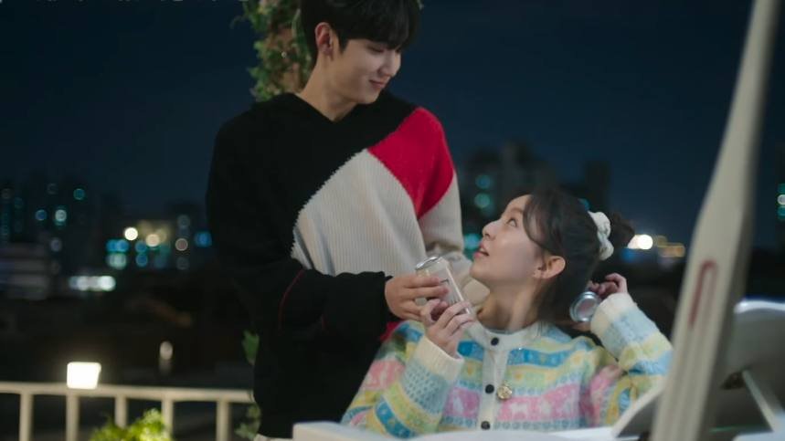 Park ji Hu and Ha Yu Joon date night scene