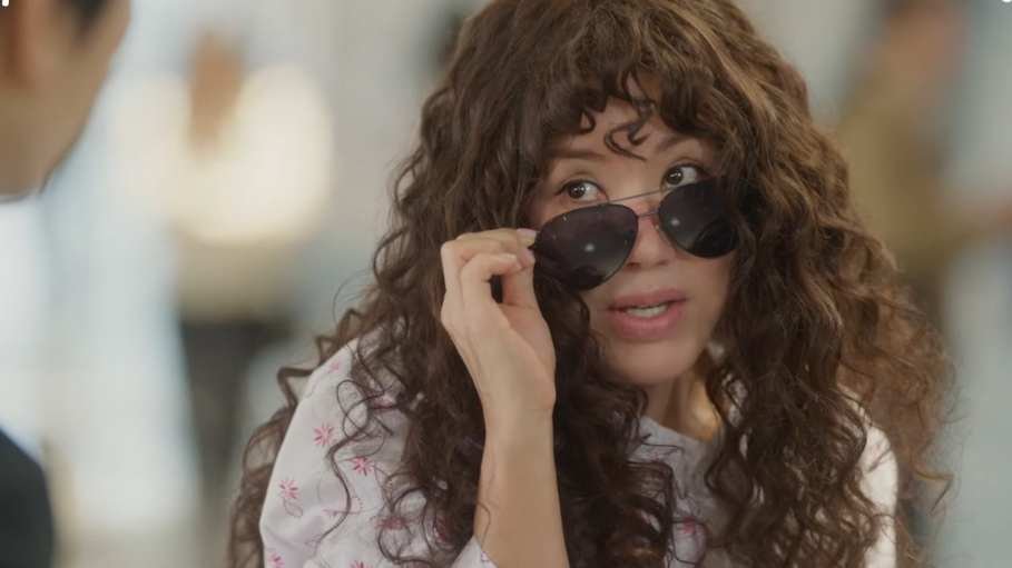Uhm Jung Hwa curly hairs my troublesome star