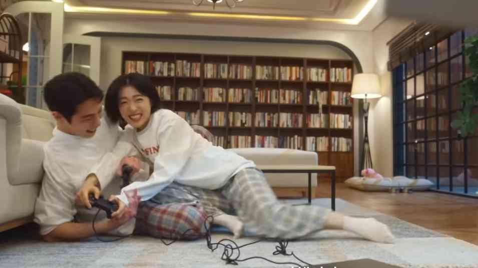 Last summer playing video games scene