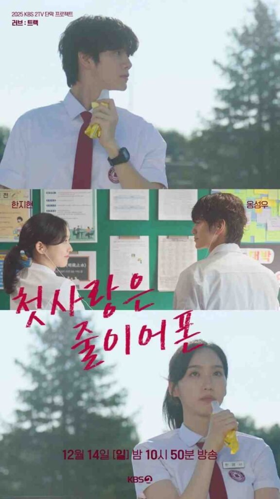 First Love Is a Wired Earphone kdrama poster 2026