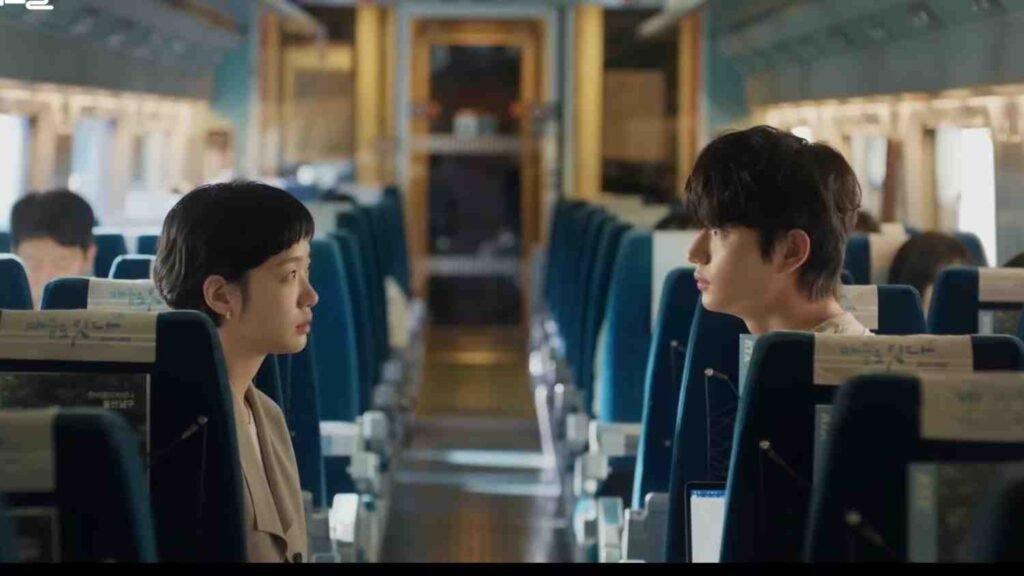 Kim Go Eun and Kim Jae Won bus scene in Yumi's Cells season 3 