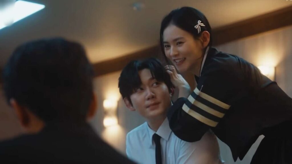 Kwon Soo Hyun and Kim Yoon Hye short kdrama Love Track My Father's funeral 